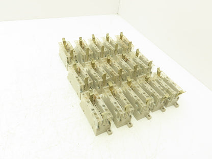 Omron P7SA-14F Relay Socket Din Rail 6 Pole 24VDC Coil Lot of 15