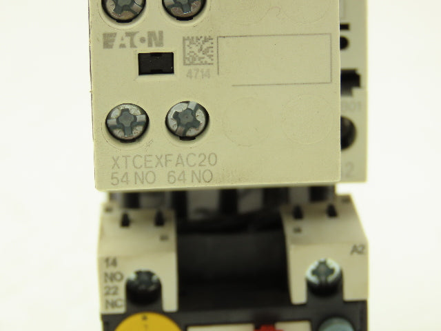 Eaton XTCEXFAC20 | XTCE012B01 | XTOB004BC1 Overload Relay Contactor 2.4-4A