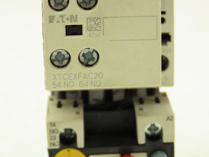 Eaton XTCEXFAC20 | XTCE012B01 | XTOB004BC1 Overload Relay Contactor 2.4-4A