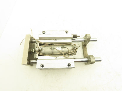 SMC MGGLB50-100-M9BWL Pneumatic External Guided Cylinder 50mm Bore 100mm Stroke