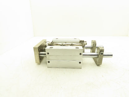 SMC MGGLB50-100-M9BWL Pneumatic External Guided Cylinder 50mm Bore 100mm Stroke