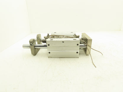 SMC MGGLB50-100-M9BWL Pneumatic External Guided Cylinder 50mm Bore 100mm Stroke