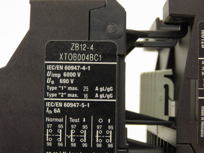 Eaton XTOB004BC1 Overload Relay Reversing Contactor 2.4-4A