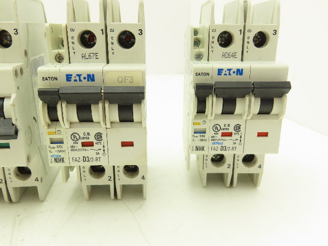 Eaton Z-NHK | FAZ-D3/2-RT Circuit Breaker Auxiliary Contact 2-Pole Lot of 8