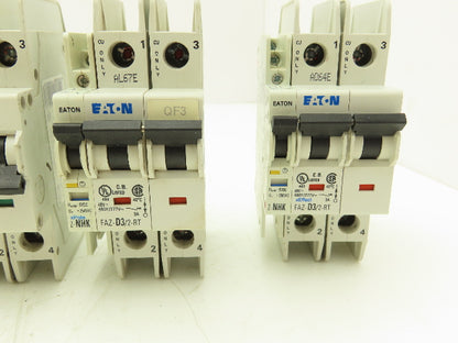 Eaton Z-NHK | FAZ-D3/2-RT Circuit Breaker Auxiliary Contact 2-Pole Lot of 8