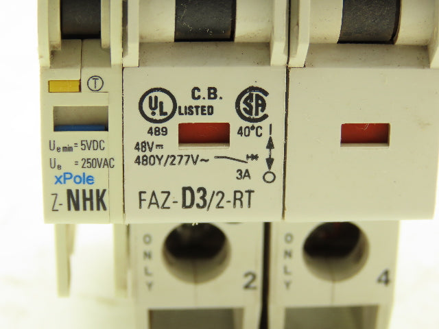 Eaton Z-NHK | FAZ-D3/2-RT Circuit Breaker Auxiliary Contact 2-Pole Lot of 8