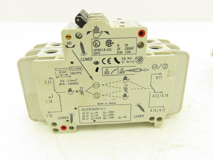 Eaton Z-NHK | FAZ-D3/2-RT Circuit Breaker Auxiliary Contact 2-Pole Lot of 8