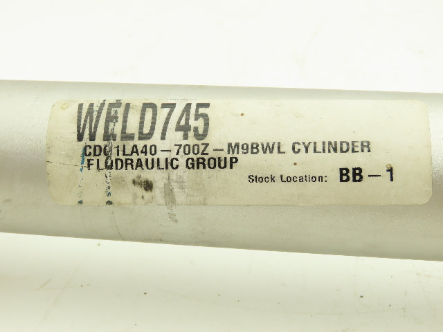 SMC CDG1LA40-700Z-M9BWL Pneumatic Cylinder 40mm Bore 700mm Stroke 16mm Rod