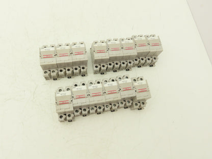 IDEC NC1V-2100 Circuit Breaker 2-Pole 220vAC/125vDC 5A 10A 20A Lot of 14