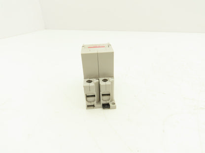IDEC NC1V-2100 Circuit Breaker 2-Pole 220vAC/125vDC 5A 10A 20A Lot of 14