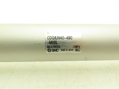 SMC CDG1UN40-490-M9BL Pneumatic Cylinder 40mm Bore 490mm Stroke