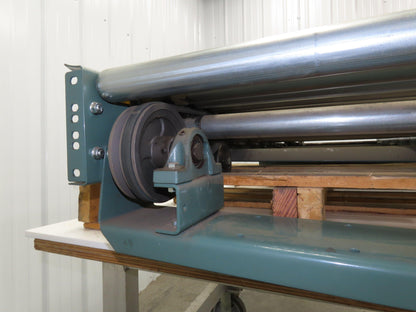 Hytrol 24"x 60" Accumulation Roller Conveyor 21"BF V-Belt End Drive 1Hp 230/460V