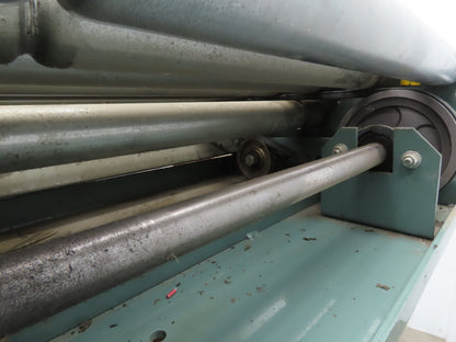 Hytrol 24"x 60" Accumulation Roller Conveyor 21"BF V-Belt End Drive 1Hp 230/460V