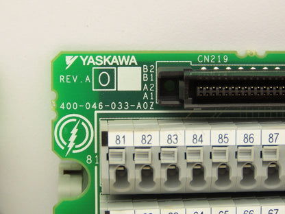 Yaskawa YWP-AH Cable Connector Terminal 100 Pin Rev A DIN Mountable Lot of 3