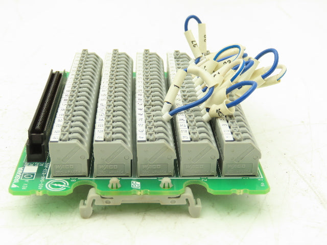 Yaskawa YWP-AH Cable Connector Terminal 100 Pin Rev A DIN Mountable Lot of 3