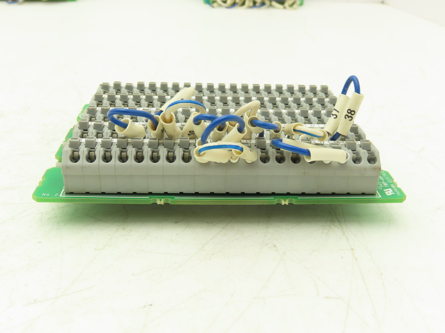 Yaskawa YWP-AH Cable Connector Terminal 100 Pin Rev A DIN Mountable Lot of 3