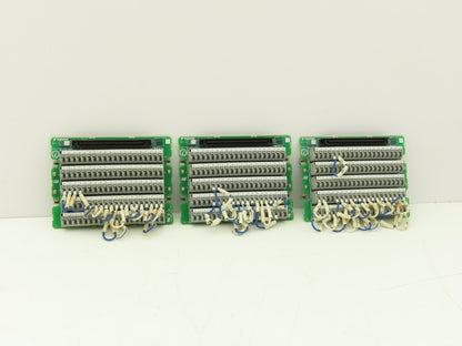 Yaskawa YWP-AH Cable Connector Terminal 100 Pin Rev A DIN Mountable Lot of 3