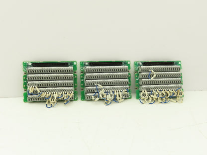 Yaskawa YWP-AH Cable Connector Terminal 100 Pin Rev A DIN Mountable Lot of 3