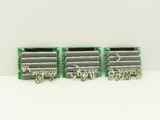 Yaskawa YWP-AH Cable Connector Terminal 100 Pin Rev A DIN Mountable Lot of 3