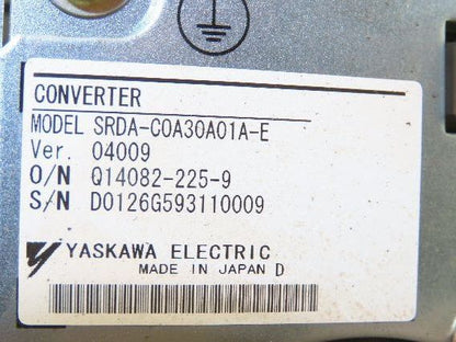 Yaskawa SRDA-C0A30A01A-E DC Converter Robot Rectifier Capacitor