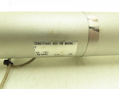 SMC Pneumatic Cylinder 40mm Bore 400mm Stroke 16mm Rod End Lock