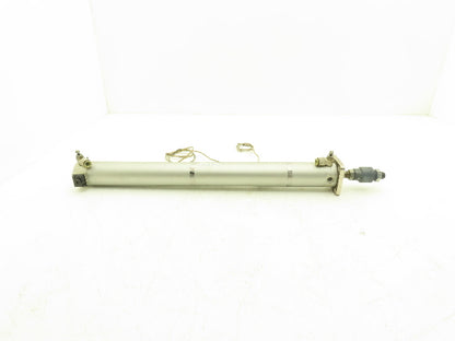 SMC Pneumatic Cylinder 40mm Bore 400mm Stroke 16mm Rod End Lock