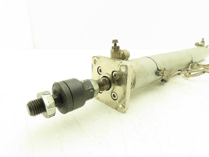 SMC Pneumatic Cylinder 40mm Bore 400mm Stroke 16mm Rod End Lock