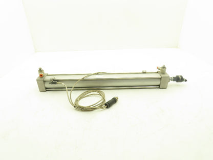 SMC NCDA1B2001800 Double Acting Pneumatic Air Cylinder 2" Bore 18" Stroke 250PSI