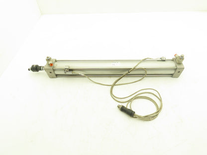 SMC NCDA1B2001800 Double Acting Pneumatic Air Cylinder 2" Bore 18" Stroke 250PSI