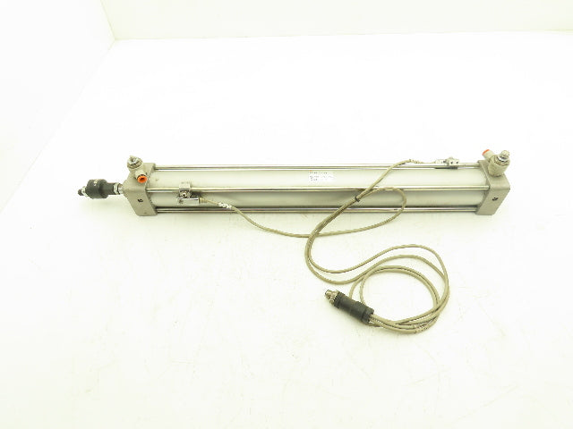 SMC NCDA1B2001800 Double Acting Pneumatic Air Cylinder 2" Bore 18" Stroke 250PSI
