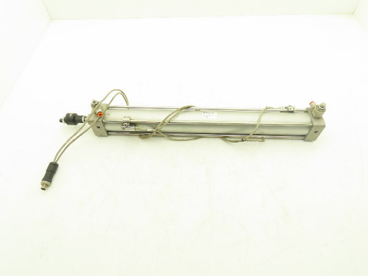 SMC NCDA1B2001800 Double Acting Pneumatic Air Cylinder 2" Bore 18" Stroke 250PSI