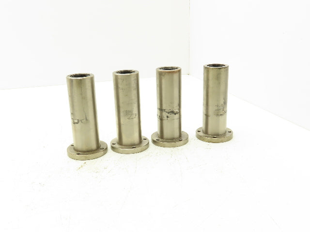 Misumi LHKRLF20 Flanged Linear Bearing 20mm ID 120mm Overall Length 4 Hole Round