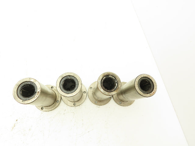 Misumi LHKRLF20 Flanged Linear Bearing 20mm ID 120mm Overall Length 4 Hole Round