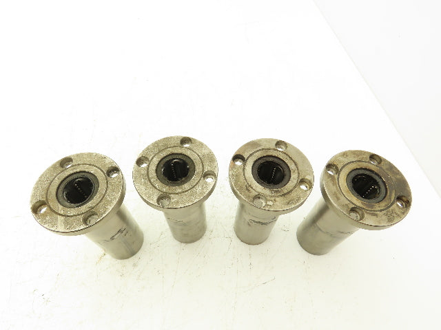 Misumi LHKRLF20 Flanged Linear Bearing 20mm ID 120mm Overall Length 4 Hole Round