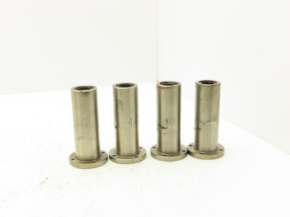 Misumi LHKRLF20 Flanged Linear Bearing 20mm ID 120mm Overall Length 4 Hole Round