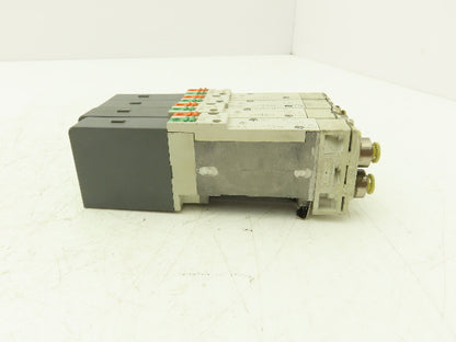 SMC SQ2231D-5D1-C8 Pneumatic 5 Port 2 Pos Double Solenoid Valve 24VDC Lot of 4