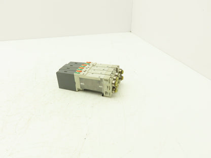 SMC SQ2231D-5D1-C8 Pneumatic 5 Port 2 Pos Double Solenoid Valve 24VDC Lot of 4