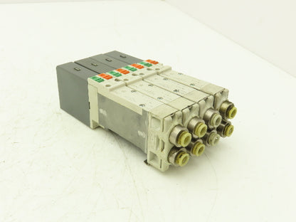 SMC SQ2231D-5D1-C8 Pneumatic 5 Port 2 Pos Double Solenoid Valve 24VDC Lot of 4