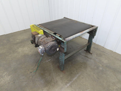 Roach 33"x 36" Slider Bed Conveyor 27" Belt .5Hp 230/460V 3PH End Drive 55 FPM