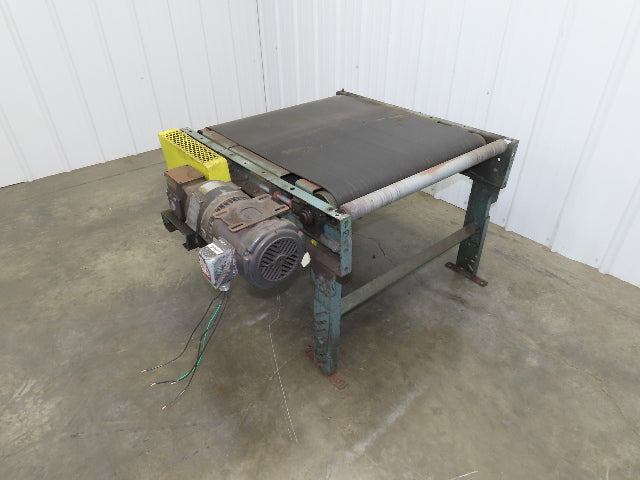 Roach 33"x 36" Slider Bed Conveyor 27" Belt .5Hp 230/460V 3PH End Drive 55 FPM