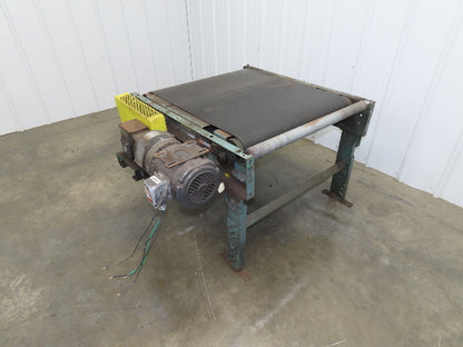 Roach 33"x 36" Slider Bed Conveyor 27" Belt .5Hp 230/460V 3PH End Drive 55 FPM