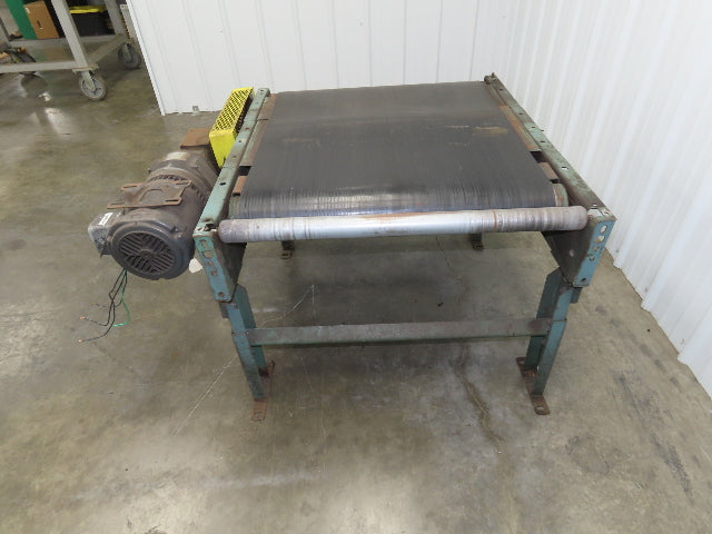 Roach 33"x 36" Slider Bed Conveyor 27" Belt .5Hp 230/460V 3PH End Drive 55 FPM