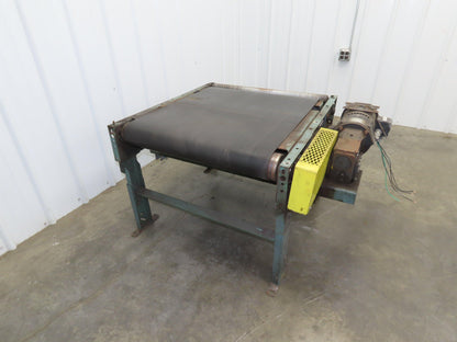 Roach 33"x 36" Slider Bed Conveyor 27" Belt .5Hp 230/460V 3PH End Drive 55 FPM