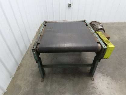 Roach 33"x 36" Slider Bed Conveyor 27" Belt .5Hp 230/460V 3PH End Drive 55 FPM