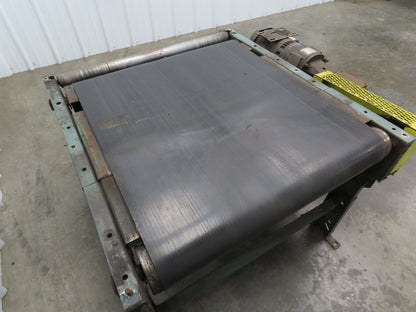 Roach 33"x 36" Slider Bed Conveyor 27" Belt .5Hp 230/460V 3PH End Drive 55 FPM