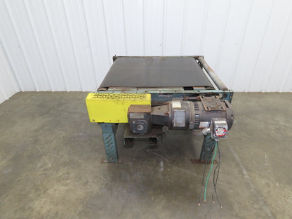 Roach 33"x 36" Slider Bed Conveyor 27" Belt .5Hp 230/460V 3PH End Drive 55 FPM