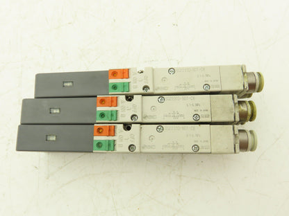 SMC SQ2231D-5D1-C8 Pneumatic 5 Port 2 Pos. Double Solenoid Valve 24V Lot of 3