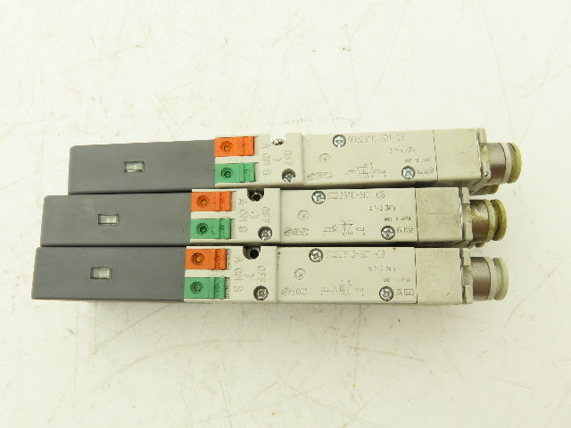 SMC SQ2231D-5D1-C8 Pneumatic 5 Port 2 Pos. Double Solenoid Valve 24V Lot of 3