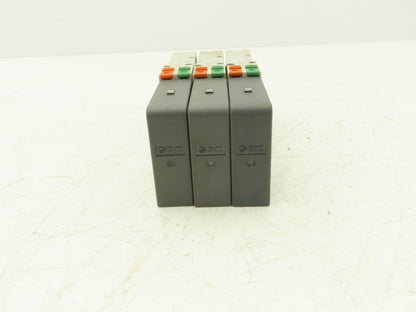 SMC SQ2231D-5D1-C8 Pneumatic 5 Port 2 Pos. Double Solenoid Valve 24V Lot of 3