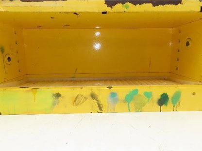 Justrite 25801 Yellow Flammable Safety Cabinet 12 Gallon Liquid Piggyback